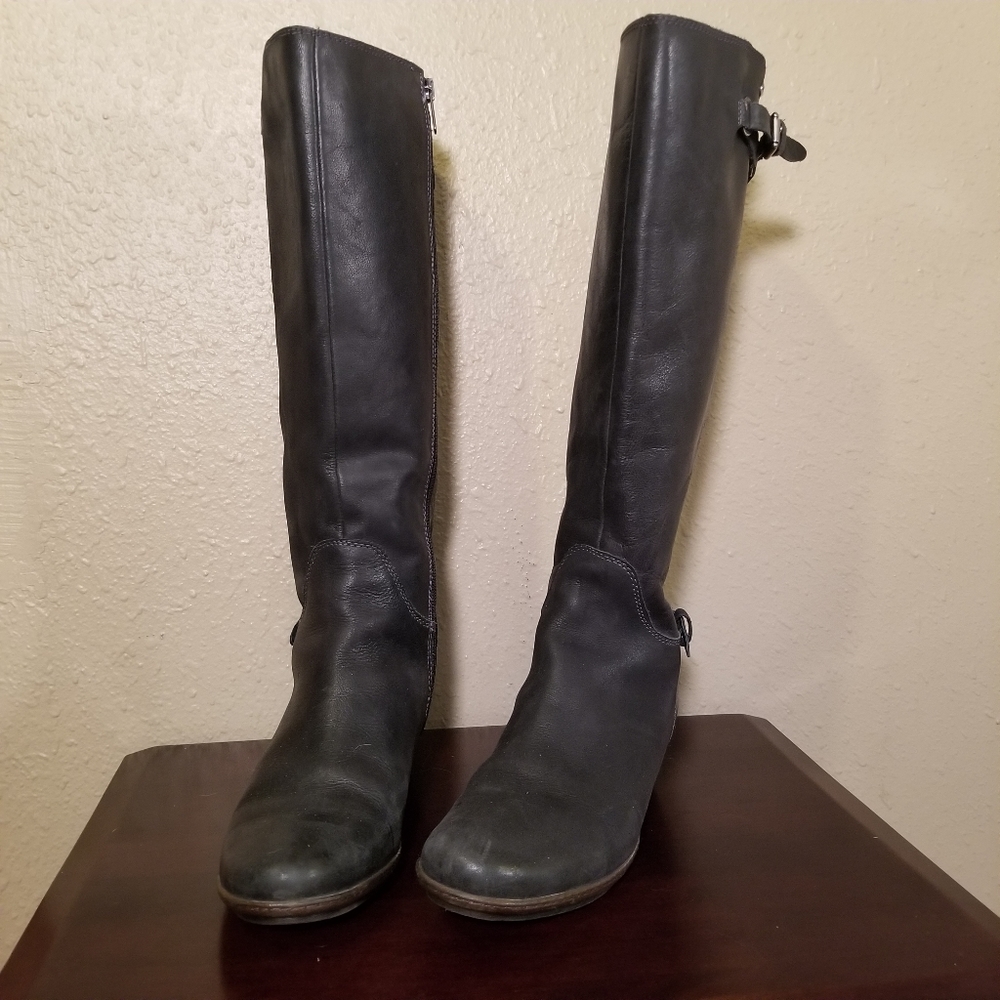New Pikolinos Black Leather Boots 39